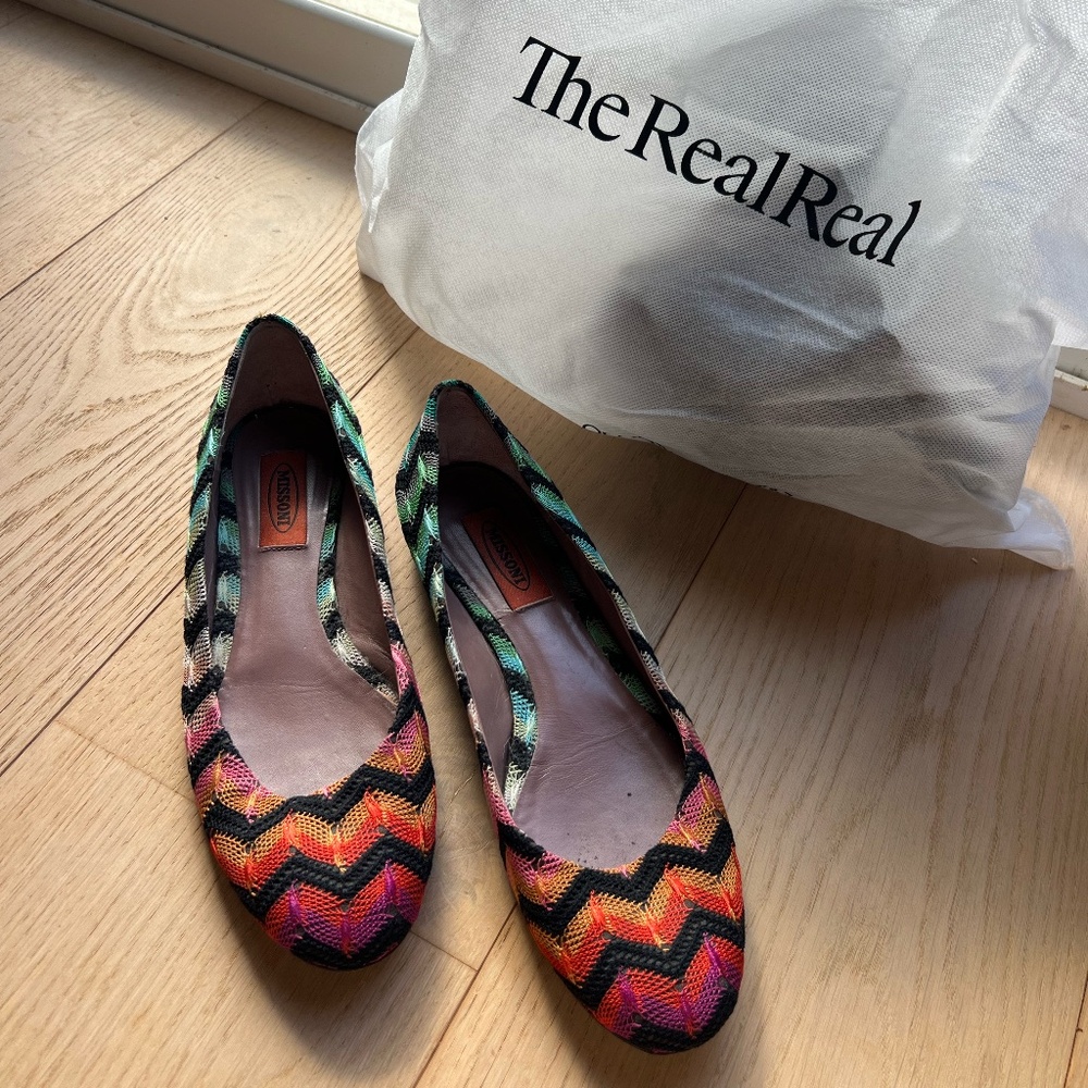 Missoni flats - size 39
